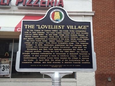 The "Loveliest Village" Marker image, Touch for more information