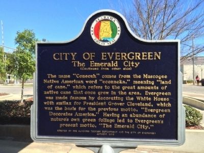 City of Evergreen Marker (Side 2) image, Touch for more information