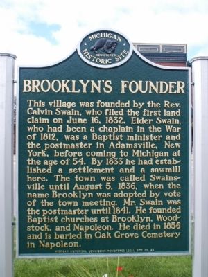 Brooklyn's Founder Marker image, Touch for more information