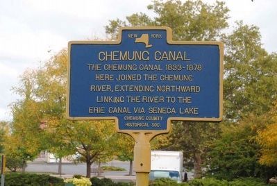 Chemung Canal Historical Marker