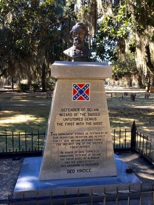 Lt. Gen. Nathan Bedford Forrest Monument Historical Marker