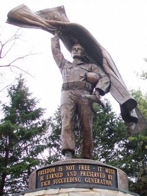 Kane County Veterans Memorial Statue image, Touch for more information