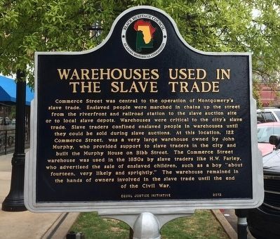 Warehouses Used in the Slave Trade Marker image, Touch for more information