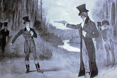 Depiction of Jackson Dikinson Duel image. Click for full size.