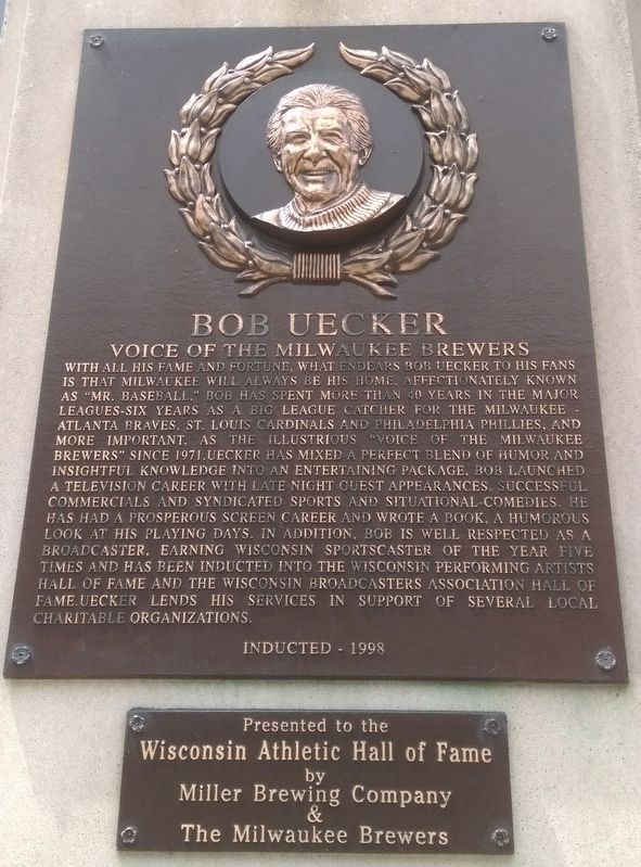 Bob Uecker Historical Marker