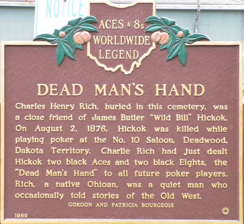 Dead Mans Hand Marker image. Click for full size.