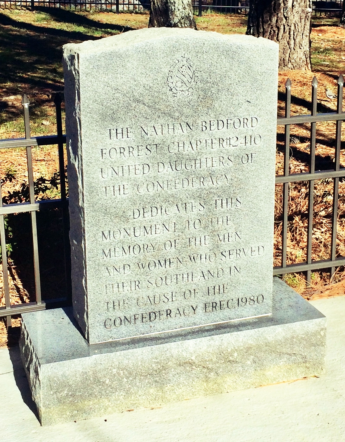 Photo United Daughters Of The Confederacy Memorial