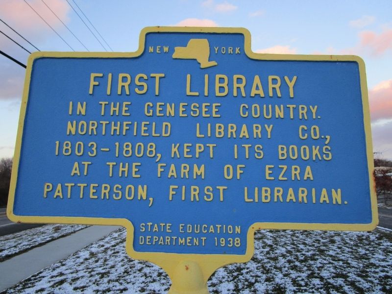 First Library Marker image. Click for full size.