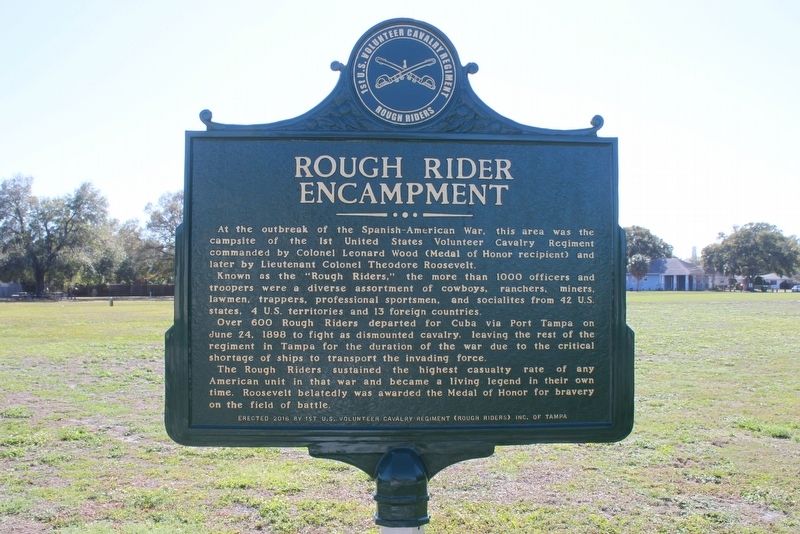 Rough Rider Encampment Marker-Side 1 image, Touch for more information
