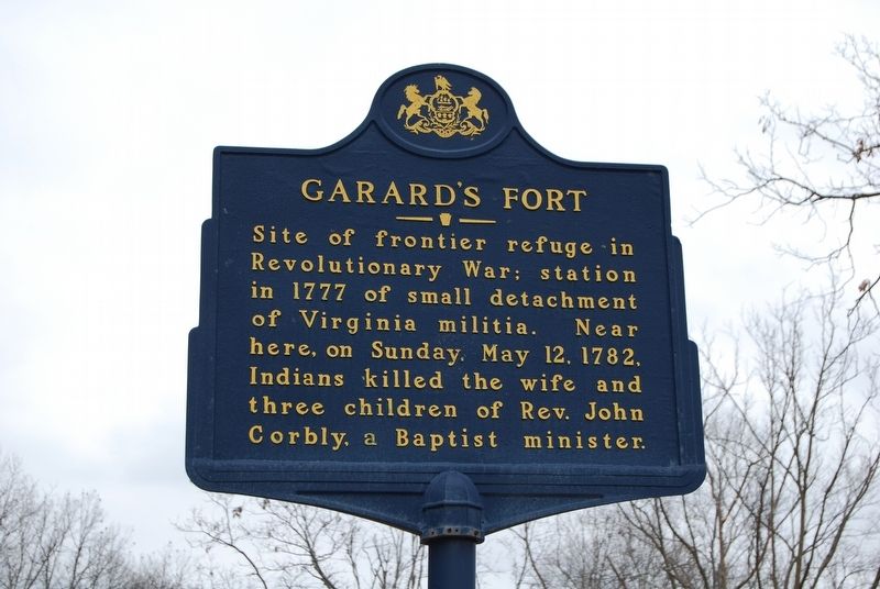 Garard's Fort Marker image. Click for full size.