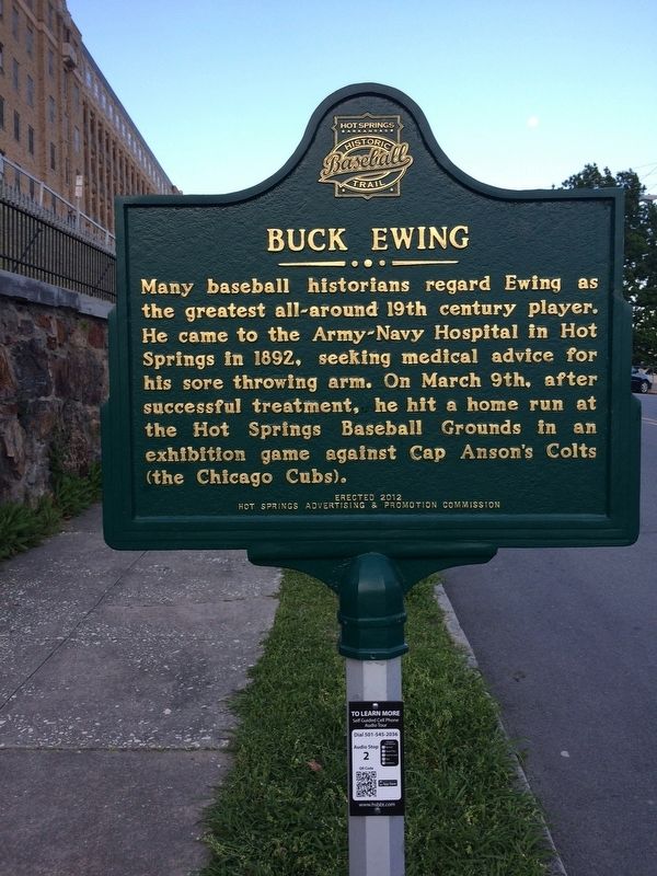 Buck Ewing Marker image. Click for full size.