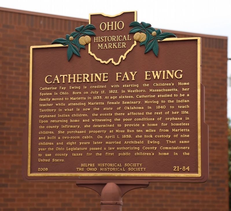 Catherine Fay Ewing Face of Marker image. Click for full size.