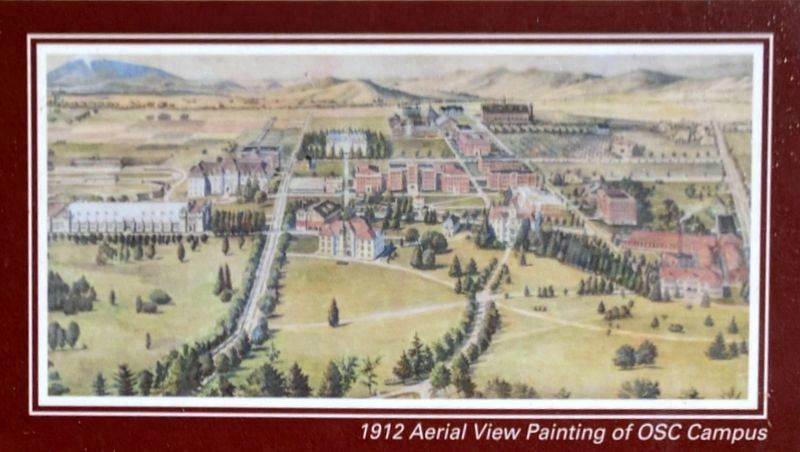 Oregon State University Marker. Click for full size. Oregon State University Marker image. Click for full size.