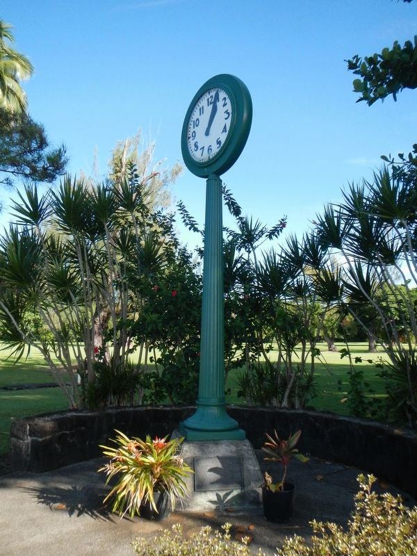 Waiakea Social Settlement Clock and Marker image, Touch for more information