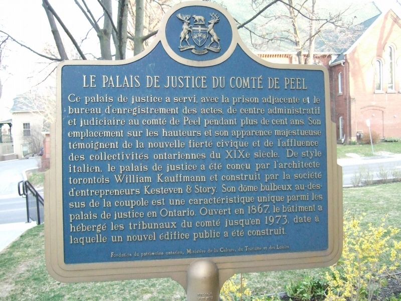 Peel County Court House Marker image, Touch for more information
