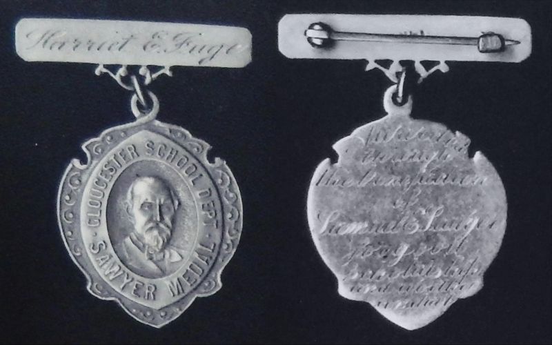 Marker detail: Samuel Sawyer Medal image, Touch for more information
