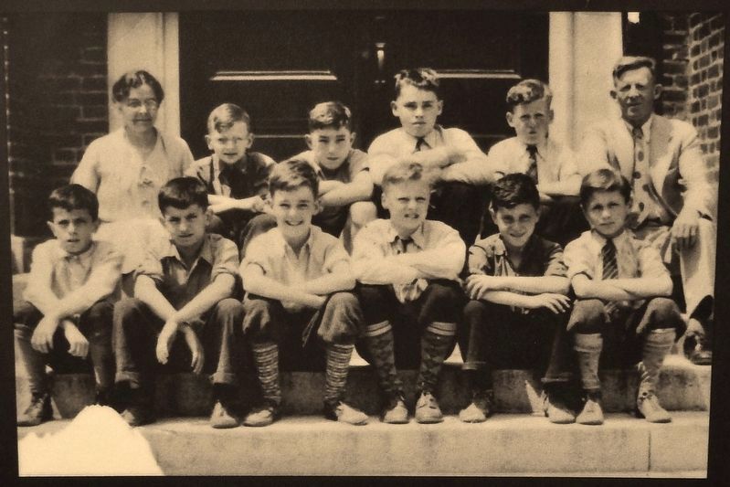 Marker detail: Walker School Championship Baseball Team, 1937 image, Touch for more information