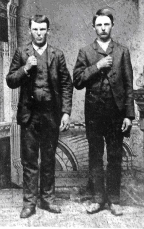 Jesse and Frank James image. Click for full size.