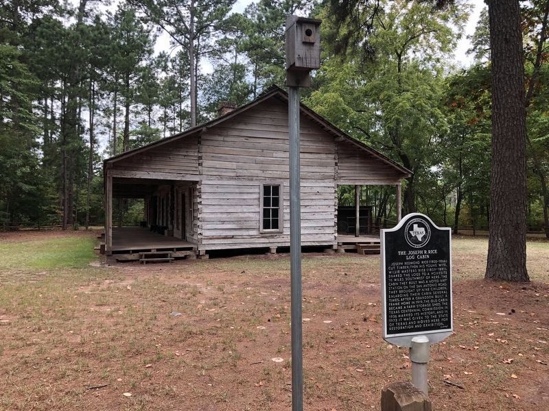 The Joseph R. Rice Log Cabin and Marker image, Touch for more information