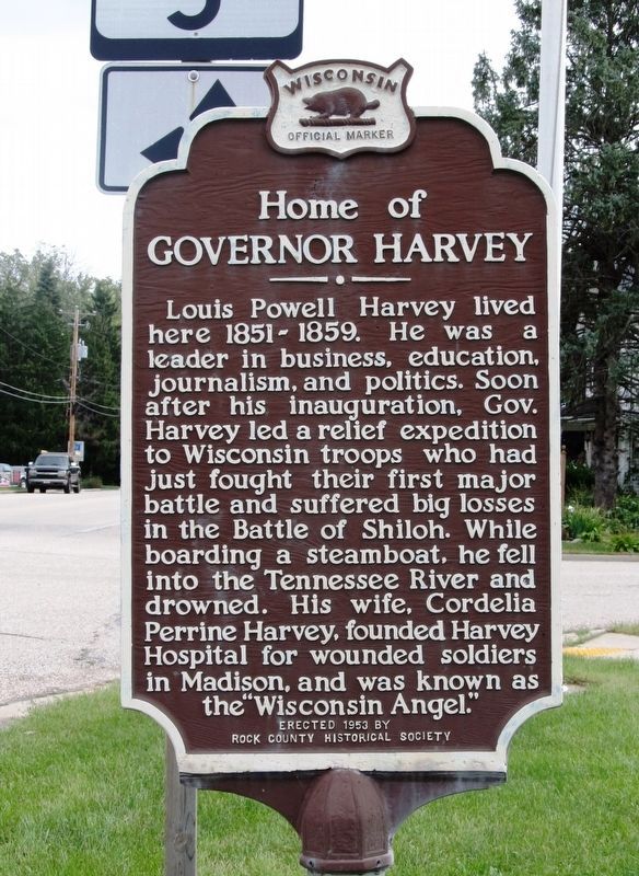 Home of Governor Harvey Marker image, Touch for more information