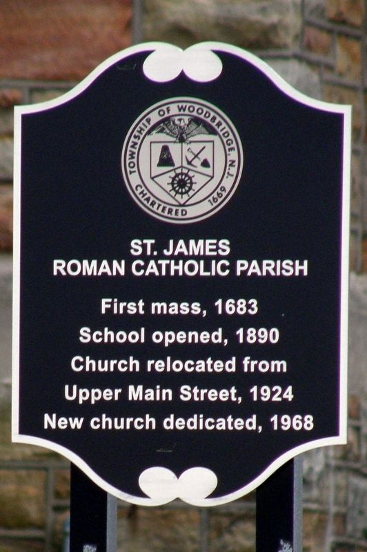 St. James Roman Catholic Parish Marker image. Click for full size.