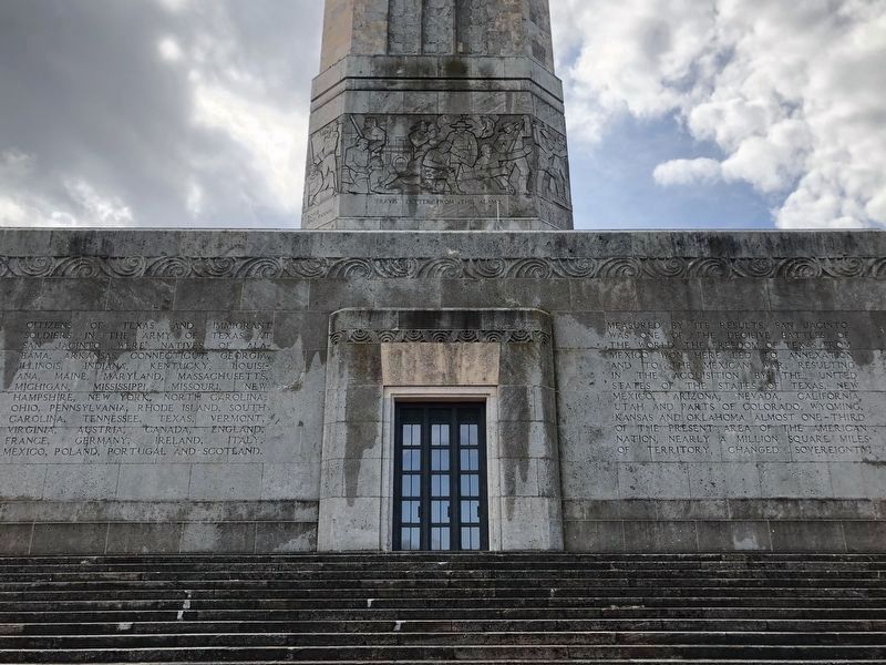 San Jacinto Monument North Facade image. Click for full size.