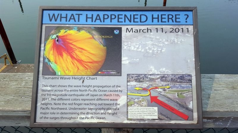 March 11, 2011 Tsunami Marker image, Touch for more information