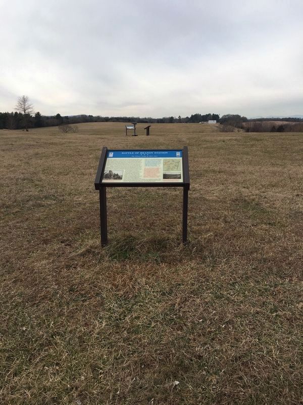 Battle of Brandy Station Marker image, Touch for more information