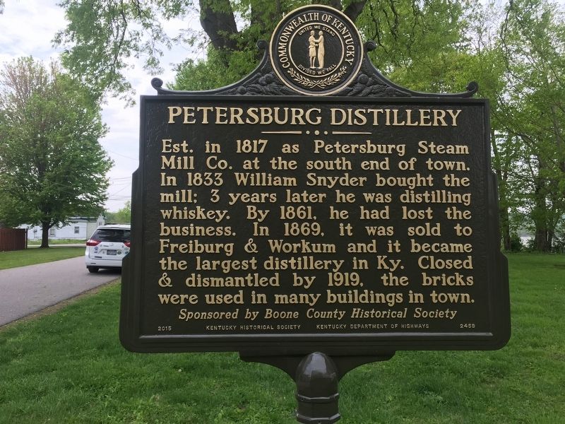 Petersburg Distillery Marker image, Touch for more information