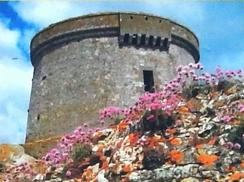 Marker detail: Martello Tower on the Irish island of Ireland's Eye, near Dublin image, Touch for more information