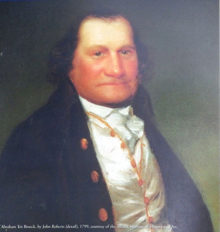 Marker detail: Portrait of Abraham Ten Broeck,<br>by John Roberts, 1799 image, Touch for more information