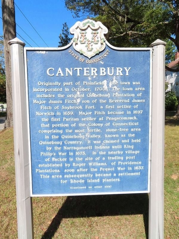 Canterbury Marker. Click for full size. Canterbury Marker image. Click for full size.