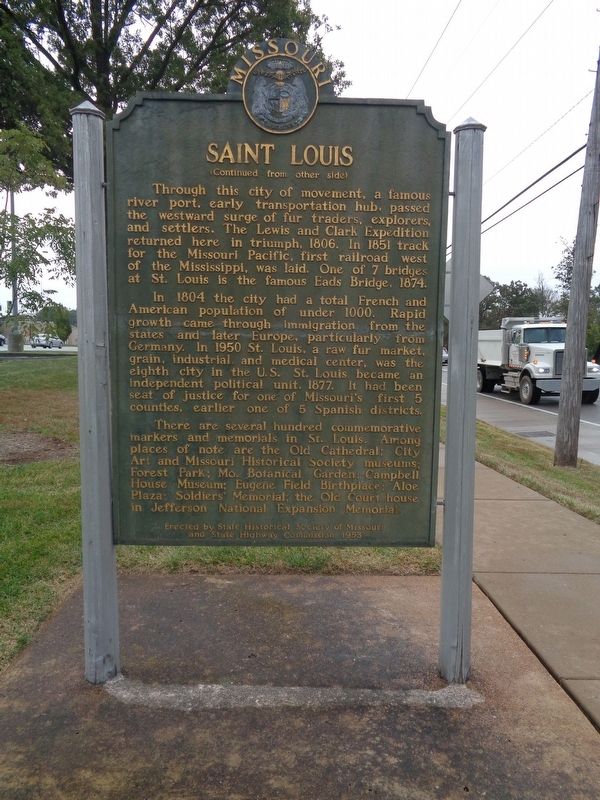Saint Louis Marker image, Touch for more information