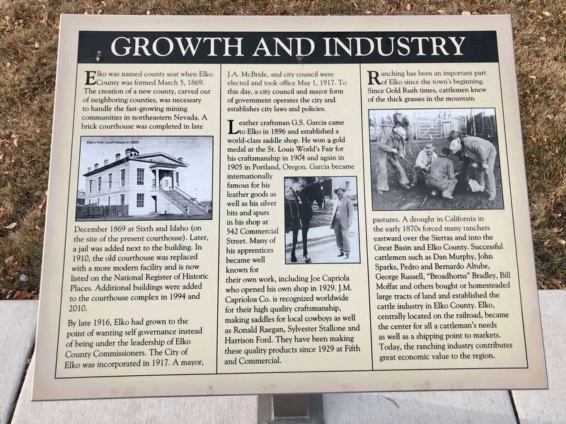 Growth and Industry Marker. Click for full size. Growth and Industry Marker image. Click for full size.