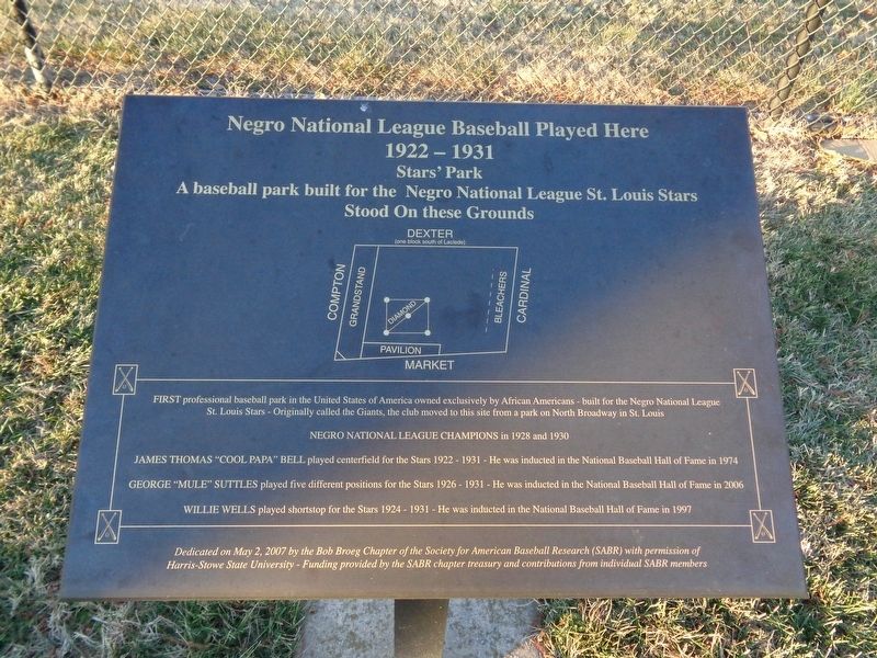 St. Louis's Stars Park to be remembered