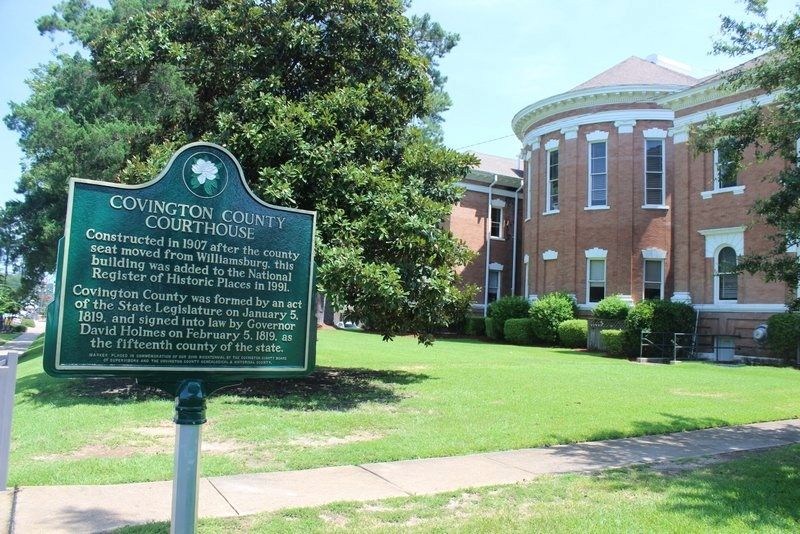 Covington County Courthouse Historical Marker