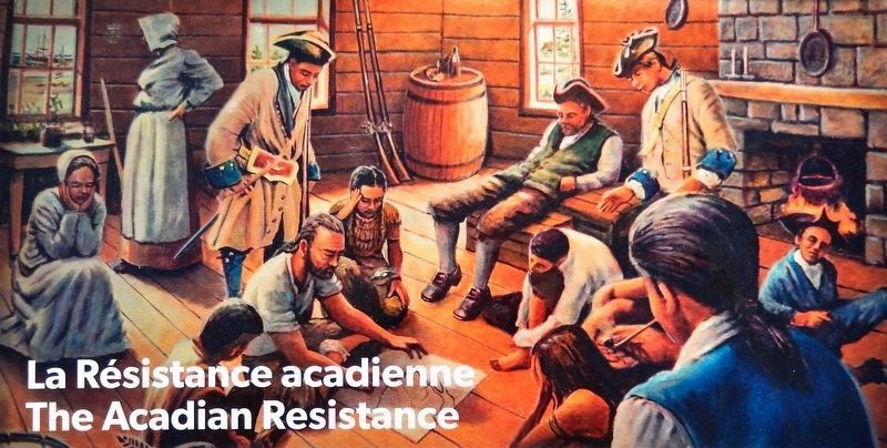 Marker detail: La Rsistance acadienne /<br>The Acadian Resistance image, Touch for more information
