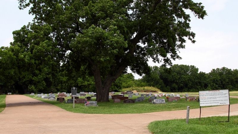 Red Oak Cemetery Historical Marker 3113