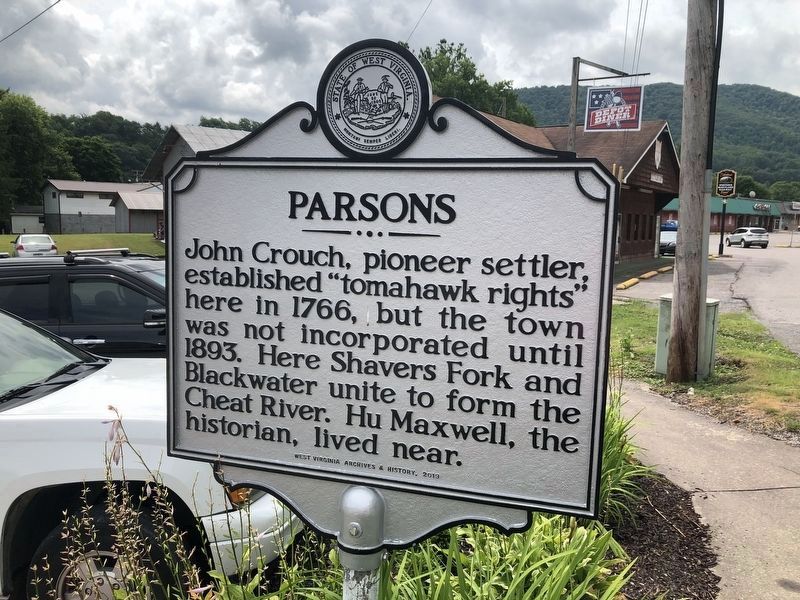 Parsons Corrick S Ford Historical Marker