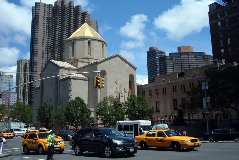 St. Vartan Cathedral of the Armenian Orthodox Church and complex, 630 Second Avenue image. Click for full size.