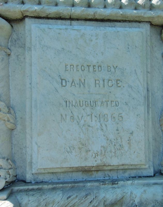 Erie County Soldiers' Monument<br>(<i>south side inscription</i>) image, Touch for more information