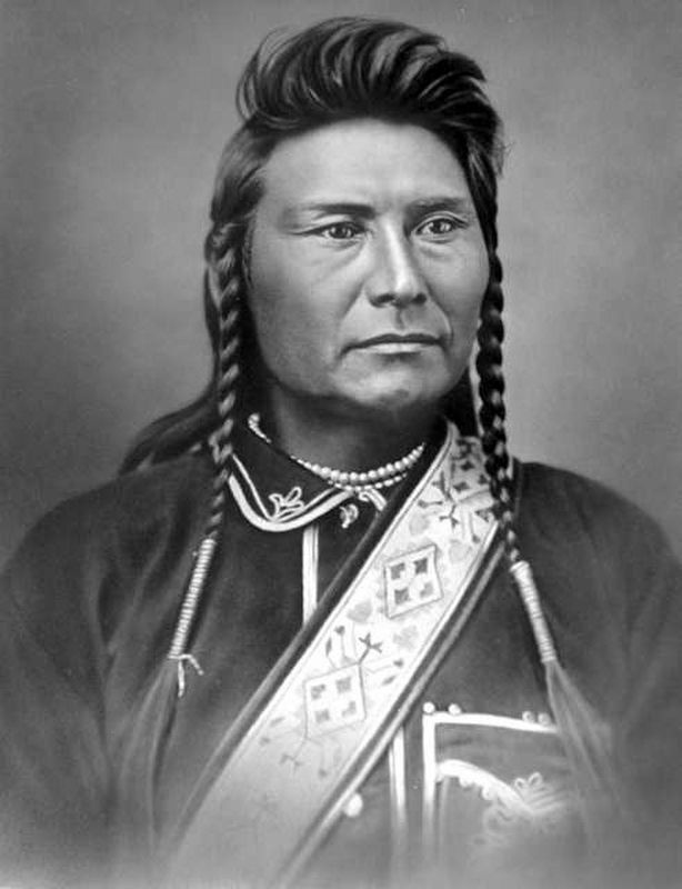 Hinmatowyalahtq̓it (1940–1904)<br>Chief Joseph of the Nez Perce People image. Click for full size.