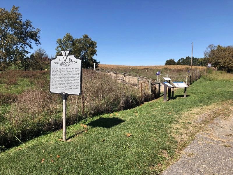 Post-Appomattox Tragedy Marker image, Touch for more information