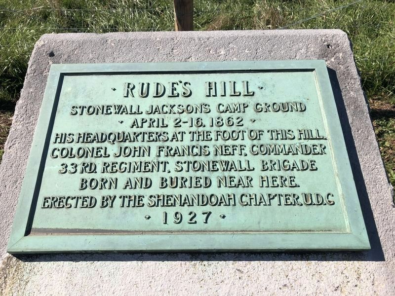Rudes Hill Marker image. Click for full size.