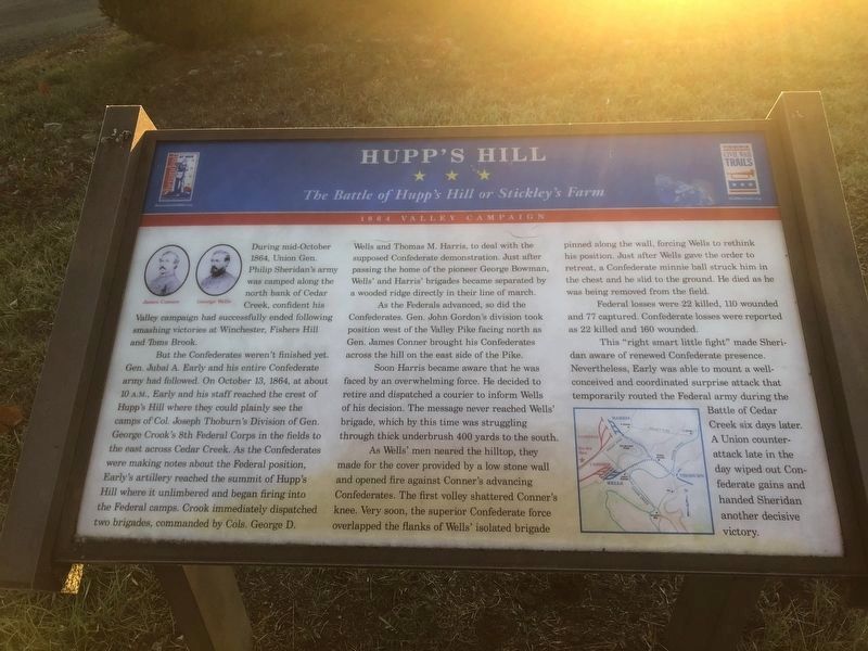 Hupp's Hill Marker image, Touch for more information