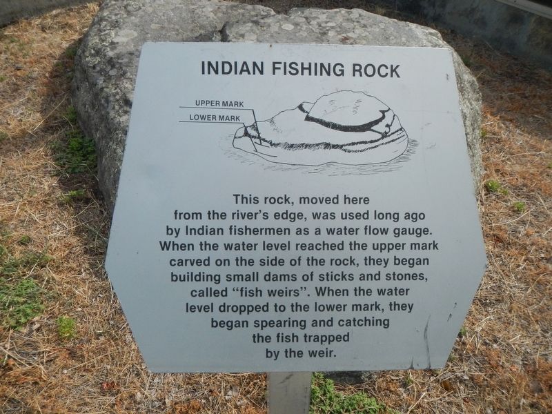 Indian Fishing Rock Historical Marker