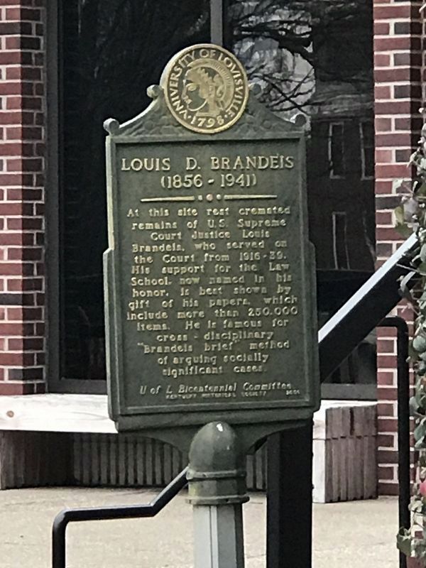 Louis Brandeis (1856 – 1941), World News