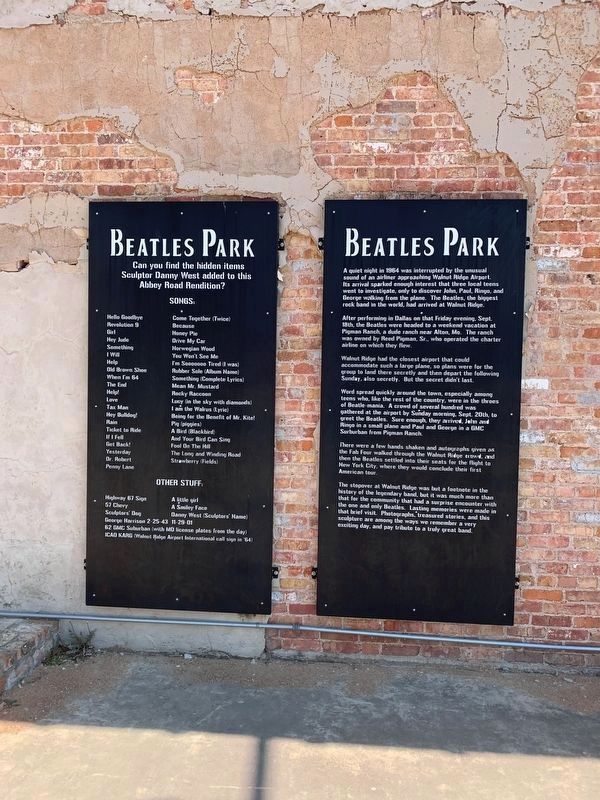 Beatles Park Tablets image. Click for full size.