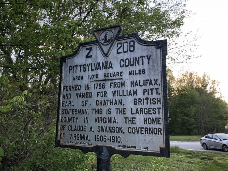 Pittsylvania County / North Carolina Historical Marker