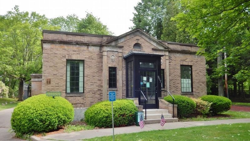 Lake View Cemetery Administration Building<br>(<i>front/south elevation</i>) image, Touch for more information